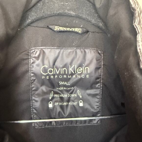 Calvin Klein Performance Women's Duck Down Puffer Vest Zipper Pockets SMALL - Picture 2 of 6